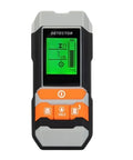 Slick Four In One Metal Detector And Stud Finder Wall Scanner For AC Wiring Wood And Moisture Tracking with bright backlight display.