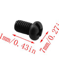 Single metal screw for Set Of 2 Anti Friction Bike Cable Guides For Road Bikes Mount Under Bottom Bracket With Screws Low