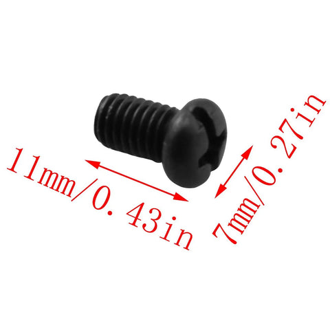 Single metal screw for Set Of 2 Anti Friction Bike Cable Guides For Road Bikes Mount Under Bottom Bracket With Screws Low