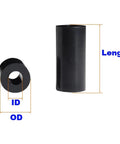 All In One Go To Hollow Spacer Kit For Jewelry Making And Electronics Assembly, 600 And 800 Pcs In M3 And M4, 10 Sizes, ABS Nylon Plastic Non Threaded Standoffs, White, 4 Sets, black spacer diagram