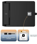 Top view of CAC Card Reader Plug And Play For USB C And USB A With Smart Card Security DOD Military Grade CCID ISO7816 Compatible