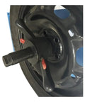 Close-up of a Heavy Duty Wheel Balancer Machine Built With Raw Copper Motor Core and Lab Grade Precision for tire mounting.