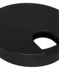 Black 3 Inch Cut Hole Round Wire Management Grommet With Removable Lid Inner Diameter 2.77 Inches Grommet Insert Width 2.973 Inches