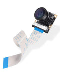 Raspberry Pi Camera For Pi 4 B With 222 Degree Fisheye Wide Angle, Night Vision, 5MP 1080p OV5647 Video Module For Pi 3 A