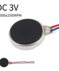 50Pcs Mini Flat Vibration Motors 3V 10x2.7mm Micro Vibrating Motors For Smartphones, close-up view, low noise and low power.