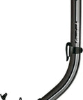 Pro Grade Snorkel for Freedivers and Scuba Divers with Multi Position Silicone Mouthpiece and Large Diameter Tube, side view