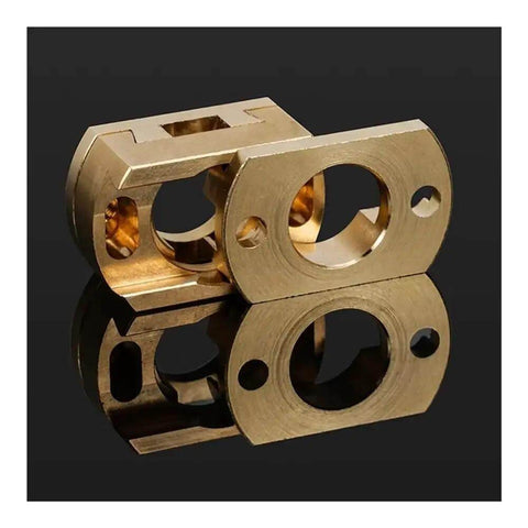 Sick Smooth Z Axis Coupler For Ender 3 V2 Cr10 Upgrade Fits T8 Screw 8mm To 18mm Oldham Adapter, brass
