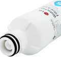 Close-up of LT1000P2 Refrigerator Water Filter Pack Of 2, 6 Month 200 Gallon Replacement For Clean Tap Water And Ice.