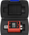 3/8 Inch Digital Torque Adapter Turns Any Ratchet Into Pro-Grade Torque Wrench With Digital Gauge Bi Directional 14.7-99.6 Ft-Lb SAE And Metric Torque Converter For Accurate Calibration in black case