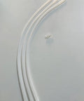 Premium Heavy Duty Milk Hose Tubes For Espresso Makers 3 Pack, clear silicone tubes with secure connectors for smooth frothing.