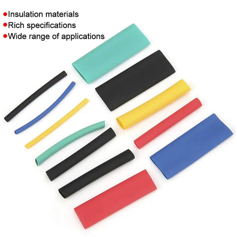 Premium Heat Shrink Tube Cable Sleeves Retractable Kit 530PCs Wire Insulation For Automotive Marine And DIY Projects Lightweight Durable Electrical Wiring Essentials, assorted multicolor sleeves