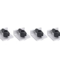 4 Piece Aluminum T Track Stop Block Kit With Bidirectional Design And Low Profile For Woodworking, Sanding, Routing, And Clamping Setup