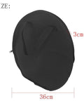 Hella Tough Octopus Practice Pad Storage Bag For 10 Inch Dumb Drum, black oxford cloth, 36cm diameter, 3cm thick.