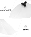 Windproof Sprayer Accessory With Transparent Dual Head Sprinkler, durable plastic construction, horn-shaped nozzle, garden irrigation tool