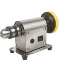 Pro-Grade Benchtop Polisher For Jewelry And Rock Crystal, Heavy-Duty 775 Motor, B12 Chuck, compact design, side view