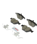 Bosch BC1260C front ceramic brake pad set for BMW (4 pads) with mounting hardware