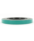 Side view of a Rotary Shaft Seal With Single Lip For Power Transmission Bearings, nitrile rubber lip HM14, gray color, 2.25" ID, 3.375" OD.