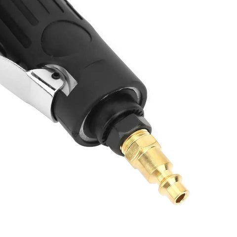 Close-up of the 90 Degree Angle Die Grinder 20000 RPM Pneumatic Air Tool coupling, showing the durable grip and connection details.
