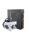 Crisp Closed-Loop Servo Motor 60SS40 ASD240 Drive Kit with AC 200-240V, 2.5A, 1.3Nm Torque, shown with 300cm encoder cable