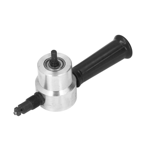 Beast Dual Head Metal Nibbler Drill Attachment for Aluminum and Steel Sheets with adjustable cutting heads
