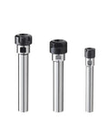 Heavy Duty ER Collet Extension Rod To Lengthen Your Milling Setup For Precision Work With C8 Through C40 Sizes Including ER8 And Up, three sizes shown.