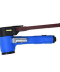 Air Pneumatic Belt Sander With 17,000 RPM Free Speed And Half Inch By Eighteen Inch Belt Includes 80 100 120 Sandpaper Built In Air Regulator.