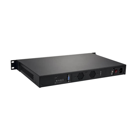 Kickass Home Lab Networking Rig With Intel Core I5 Processor And Eight 25gbe Lan Ports Plus Four Sfp Uplinks rear view showing ports and connections.