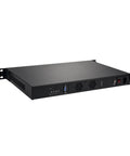 Heavy Duty 1U Firewall Router PC With Intel Core I5 4300M Processor, showing rear panel with ports and cooling vents.