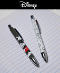 Mickey Mouse Pen Set 2 Pack Click Pens For School, Journaling, And Everyday Note Taking, Totally Cute Cartoon Pens On Notebook