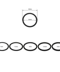 Aluminum Bicycle Bottom Bracket Spacer Kit For 7 8 9 10 11 Speed Cassettes With 1mm 1.5mm 2mm 2.5mm 3mm rings