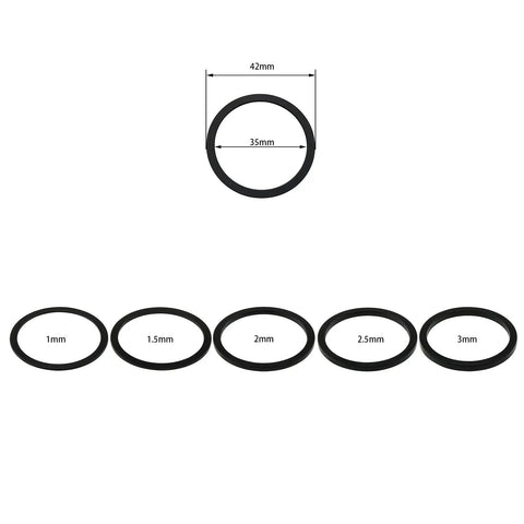 Aluminum Bicycle Bottom Bracket Spacer Kit For 7 8 9 10 11 Speed Cassettes With 1mm 1.5mm 2mm 2.5mm 3mm rings