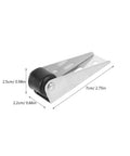 Heavy Duty Sliding Door Track Pulley Rollers With Silent Glide Nylon Wheels Built Damn Tough For Cabinet Wardrobe Hardware And Closet Bottom Support Replacement 4 Pack metal roller with black nylon wheel