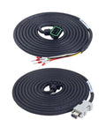 A6 Series 1000W AC Servo Motor Kit With RS485 Control cables and connectors, 3000 RPM, IP67, for CNC automation
