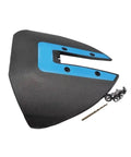 Hydrofoil Stabilizer For Outboard 40-350 HP Engine With Adjustable Angle All Water Conditions Ready No Fuss Maintenance Reduces Rise And Drag Lightweight One Color Design For A Smooth Steady Ride, visible with drill bit and hardware.