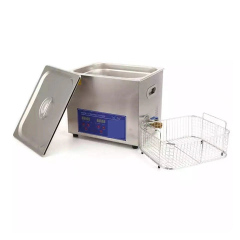 Ultrasonic Cleaner 10L Digital Degassed Bath Half Wave For Glasses Jewelry And Vinyl PCB Boards Cleaning Machine stainless steel