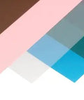 Plastic Shim Stock Flat Sheet Set, 14 Thickness Assortment From 0.0005 To 0.030 In, 10 X 20 In, Color Coded Spacers, Oil Resistant