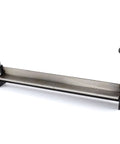 Heavy Duty 17 Gauge Bending Brake For 30-Inch Wide Sheet Metal, 0 To 90 Degrees Bends with handles, side view