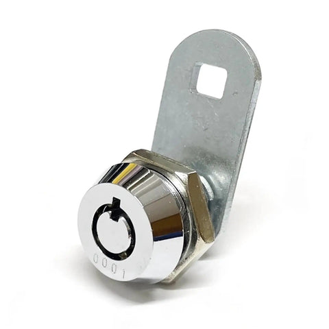 Same Key Tubular Cam Lock For Mailbox, Furniture, And Drawer Doors, Swivel Tongue Lock 1001XS F, 1 Pack, Easy Install, Durable Steel Construction