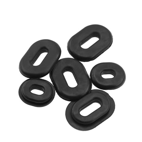 12 Pack Side Cover Grommets Kit For CG125 Rubber Grommet Set Replacement For Your Ride Classic Motorcycle Side Covers Durable Rubber Seals For CB100K CL100S SL100K XL100 CB125S CT125 TL125 XL125 CB200K CB200T And More, black rubber grommets