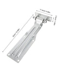 Beefed Up Heavy Duty Iron Trailer Door Hinge With Anticorrosion Finish High Strength Cargo Box Hinge For Utility Trailers Perfect For Freezer And Cold Transport Cold Chain Ready Durable And Weatherproof, 32cm iron trailer hinge