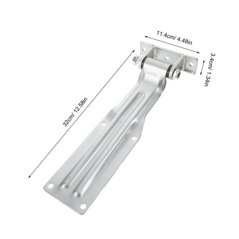 Beefed Up Heavy Duty Iron Trailer Door Hinge With Anticorrosion Finish High Strength Cargo Box Hinge For Utility Trailers Perfect For Freezer And Cold Transport Cold Chain Ready Durable And Weatherproof, 32cm iron trailer hinge