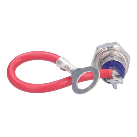 Heavy Duty 25A 1200V Rectifier Diode Module Built Rock Solid With Premium Molybdenum Construction And Clean Spiral Heat Sink Design For Zero Fuss Industrial Power Conversion with red wire and terminal.