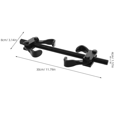 Heavy Duty Coil Spring Compressor Tool Kit For Strut Springs, Safe And Easy Auto Repair For DIY Enthusiasts And Pros, Durable Steel Construction, Fits Most Struts And Shock Absorbers, Ideal For Removing And Reinstalling Coil Springs. 30cm steel tool