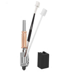 Kobra 3 And Kobra 3 V2 Ceramic Hotend Upgrade Kit With 0.4mm Hardened Steel Nozzle And Integrated Heating Block components front view