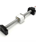 Heavy Duty 1500mm C5 Ball Screw SFU1605 Kit With Preloaded Anti Backlash Nut And Rock Solid End Supports for smooth operation.