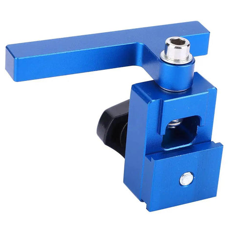 Fence Flip Limit Aluminum T Track Stop With Locking Mechanism For Woodworking And Carpentry, Precise Repeatable Length Setting Jig