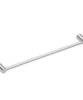 24 Inch Wall Mounted Chrome Towel Bar for Bathroom Organization and Storage, Sturdy Contemporary Design, Reflective Mirror Finish