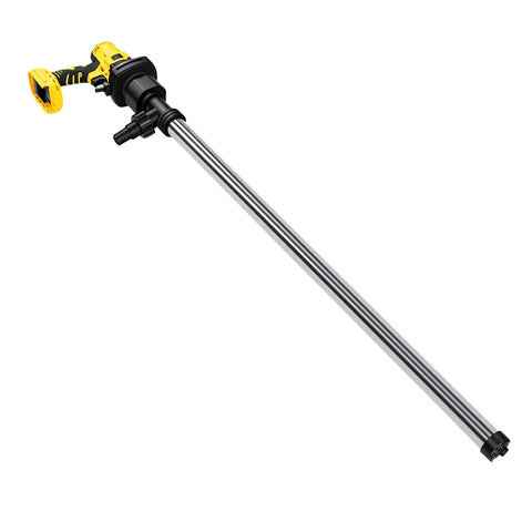 Heavy Duty Electric Drum Pump With Lithium Battery, 8000Rpm High Speed Motor Transfers Oil Water And Derv At 75Lpm Portable Cordless Design Stainless Steel Pipe Great For Automotive Shops