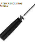 Plated revolving handle for Revolving Handle Knob Grip For BBQ Grills And Woodworking Tools, swivel handwheel, secure grip.