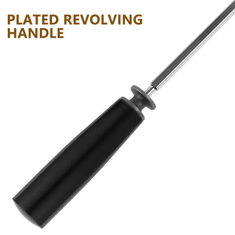 Plated revolving handle for Revolving Handle Knob Grip For BBQ Grills And Woodworking Tools, swivel handwheel, secure grip.